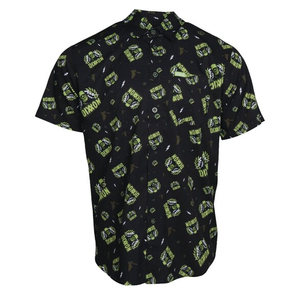 Dixxon Flannel "The Frankenstein" Horror Series Bamboo SS Party Shirt - Picture 2 of 2